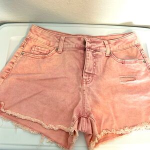 Time and Tru high rise shorts